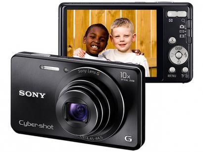 Sony Cyber-shot DSC W690B 16.1MP - LCD 3" Zoom 10x Panorâmic